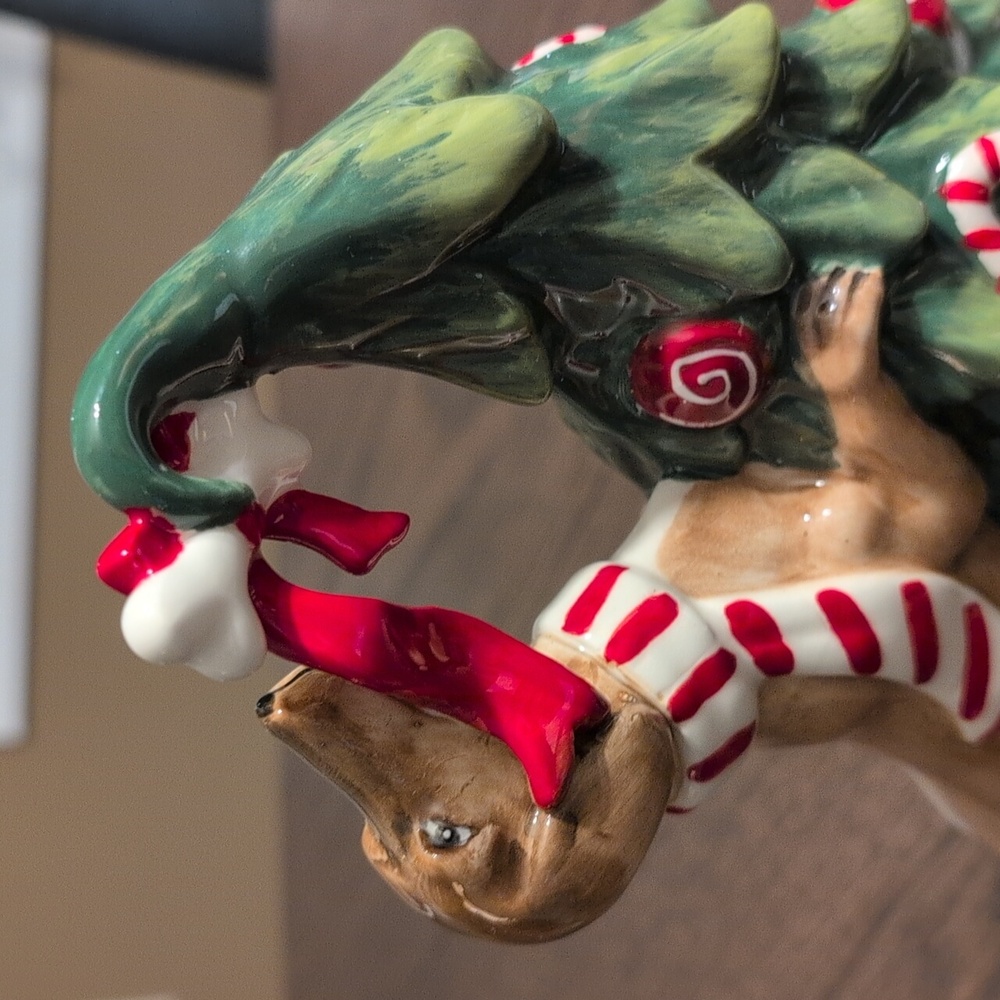 Blue Sky Clayworks Bradley Dachshund Christmas Figurine, Like New! - Picture 7 of 7